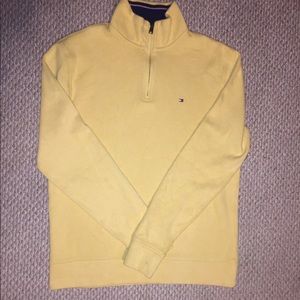 Tommy Hilfiger - Yellow Zip Up Sweater/Sweatshirt